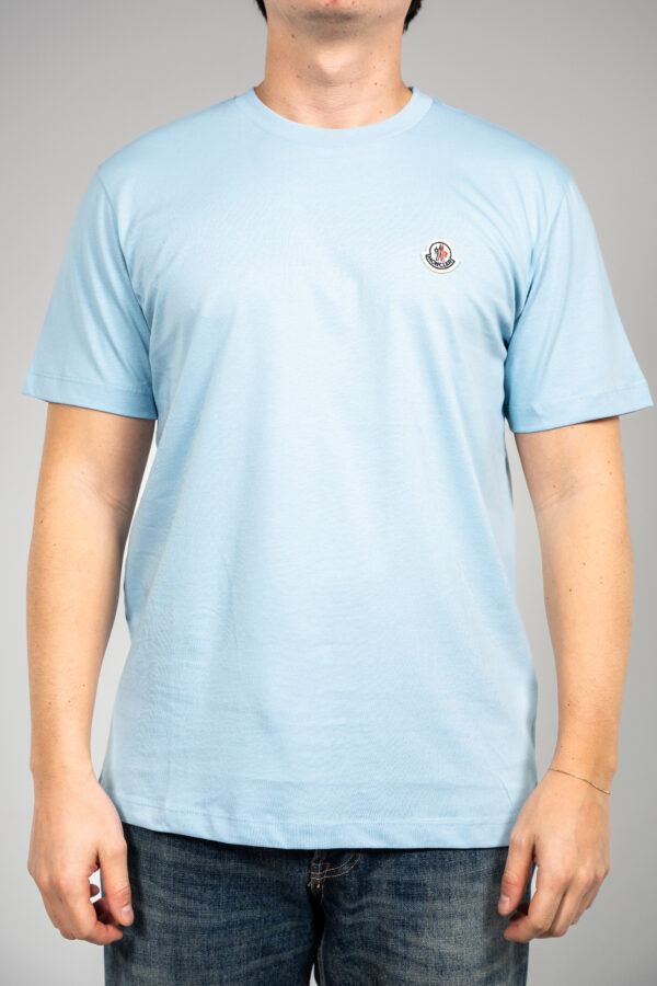 Moncler – Basic T-Shirt Light Blue