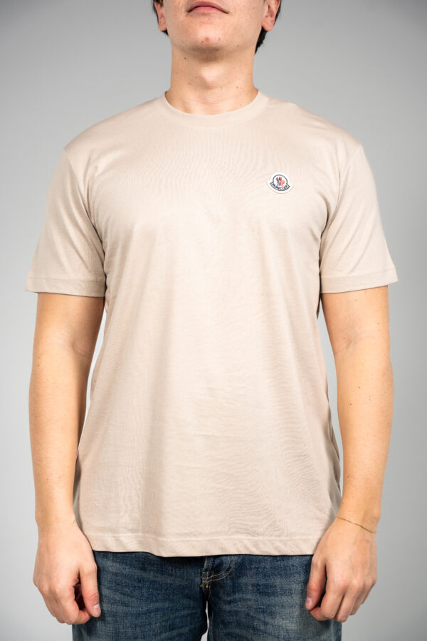 Moncler – Basic T-Shirt Beige
