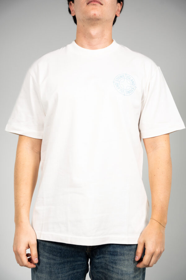 Stone Island – Compas Backprint T-shirt white
