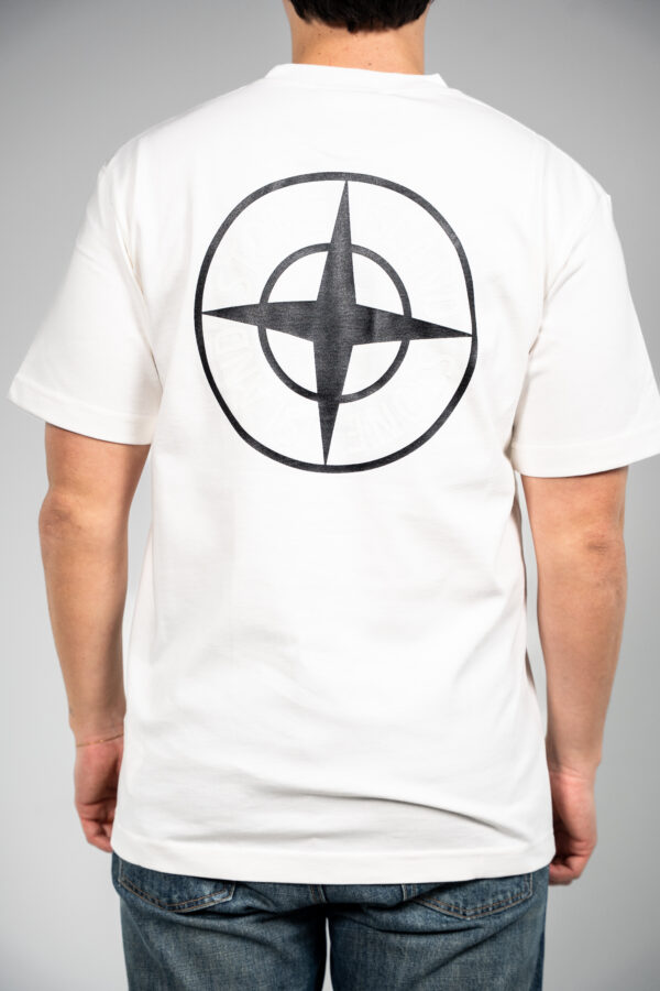 Stone Island – Garment Dyeing T-shirt White tweede afbeelding
