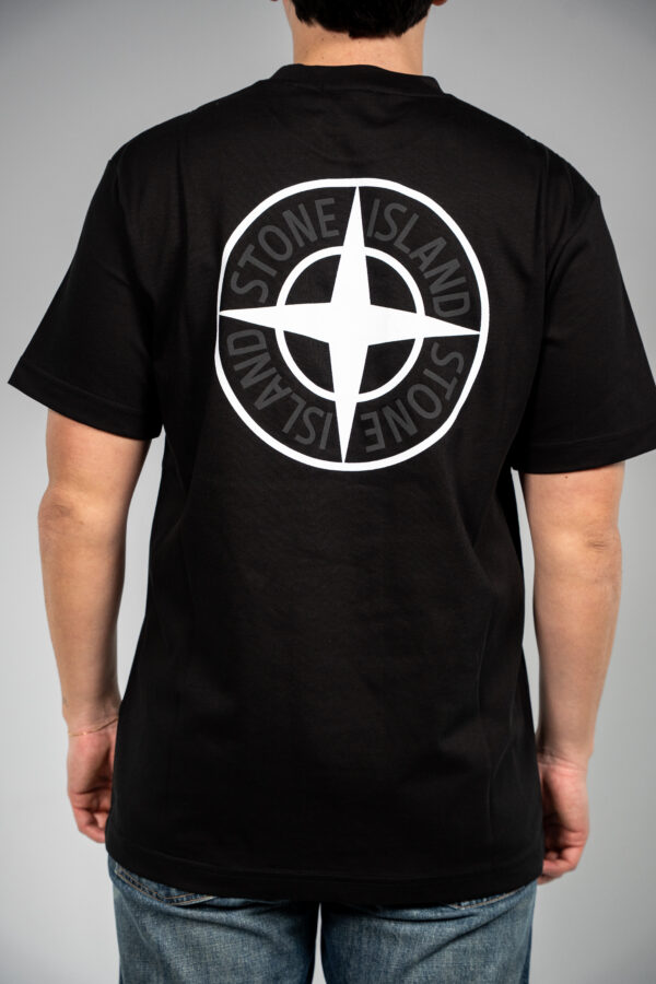 Stone Island – Garment Dyeing T-shirt Black tweede afbeelding