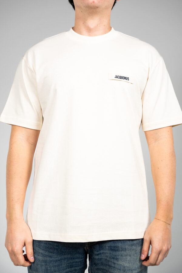 Jacquemus – Gross Grain T-Shirt Creme