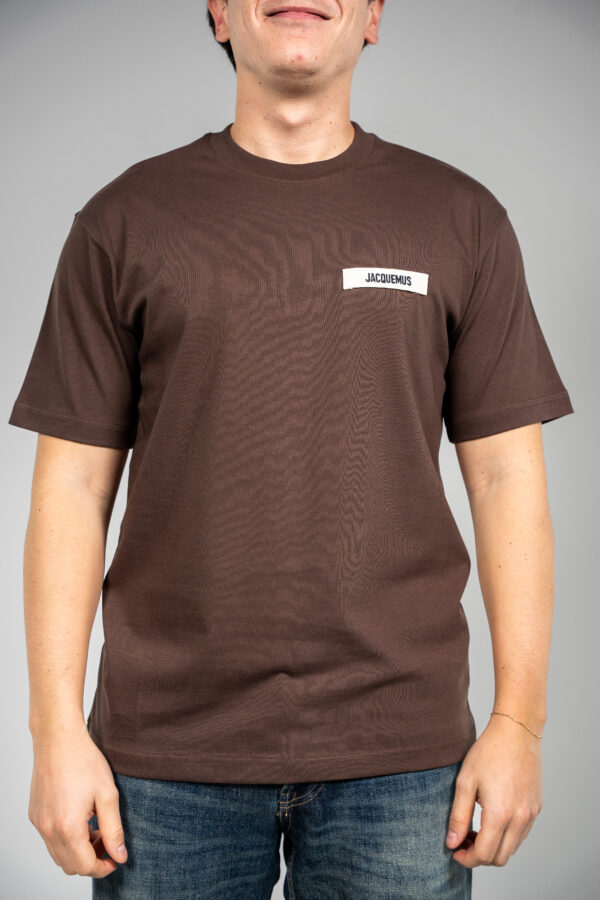 Jacquemus – Gross Grain T-Shirt Brown