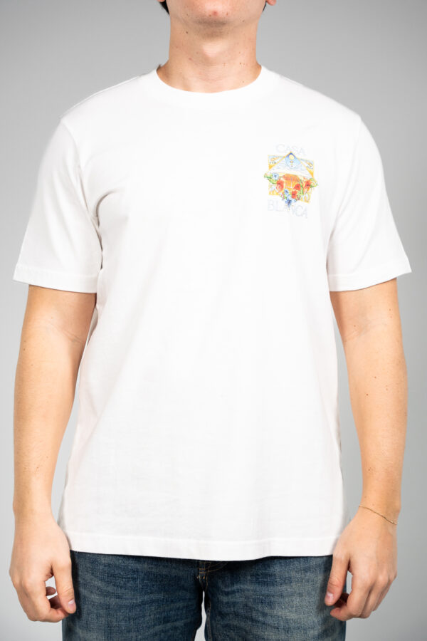 Casablanca – Tennis Court T-Shirt White