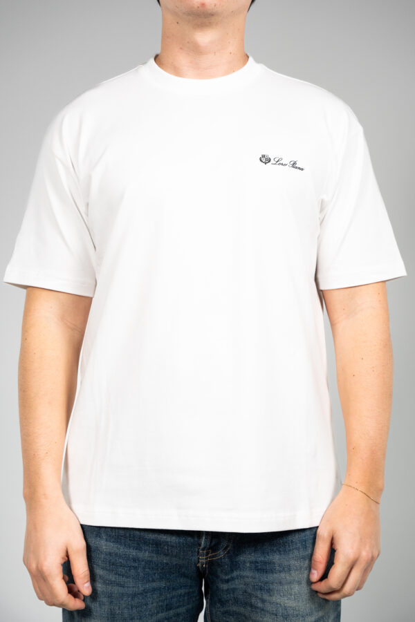 Loro Piana – T-Shirt White Black Logo