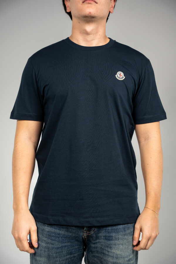 Moncler – Basic T-Shirt Navy Blue