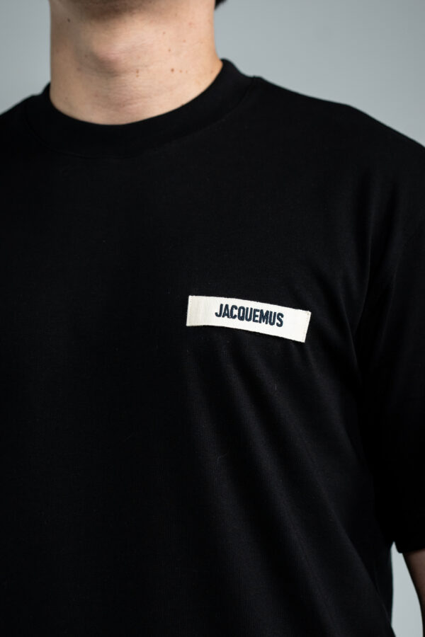 Jacquemus – Gross Grain T-Shirt Black tweede afbeelding