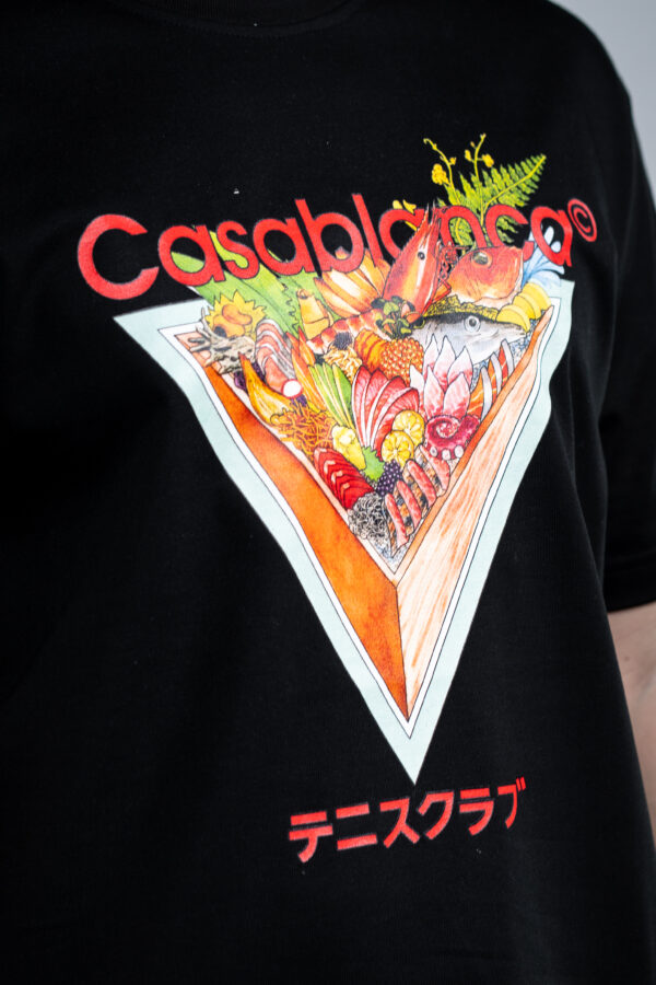 Casablanca – Fruit de Mer T-Shirt Black tweede afbeelding