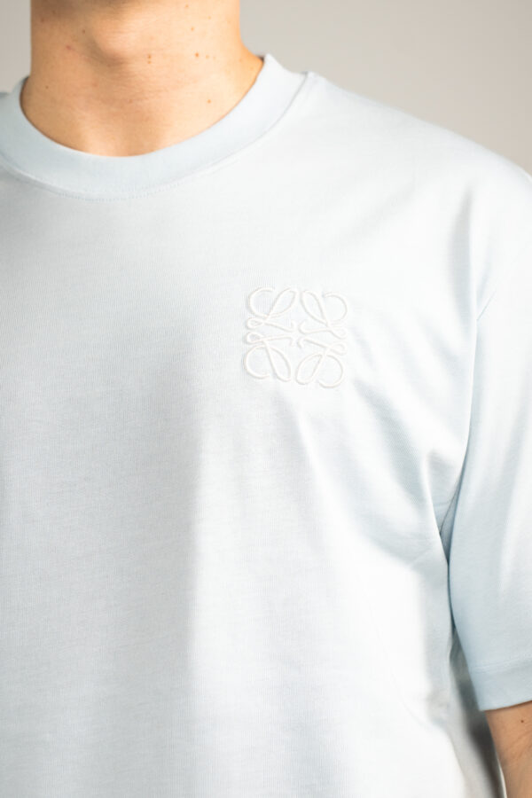 Loewe – Basic T-Shirt Light Blue tweede afbeelding