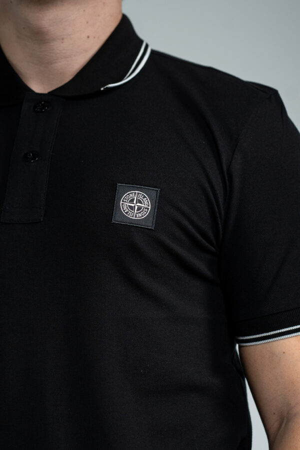 Stone Island – Polo Black tweede afbeelding