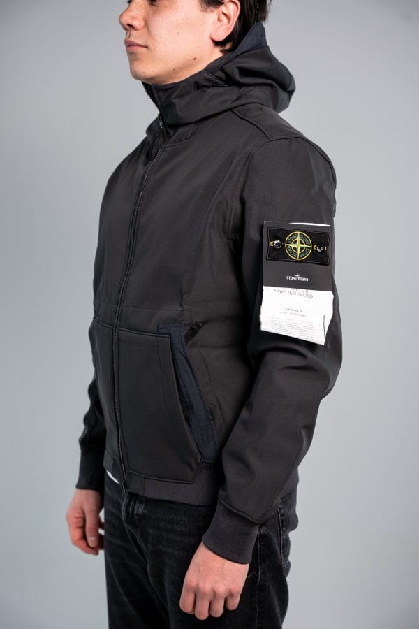 Stone Island – Soft Shell-R Antracite tweede afbeelding