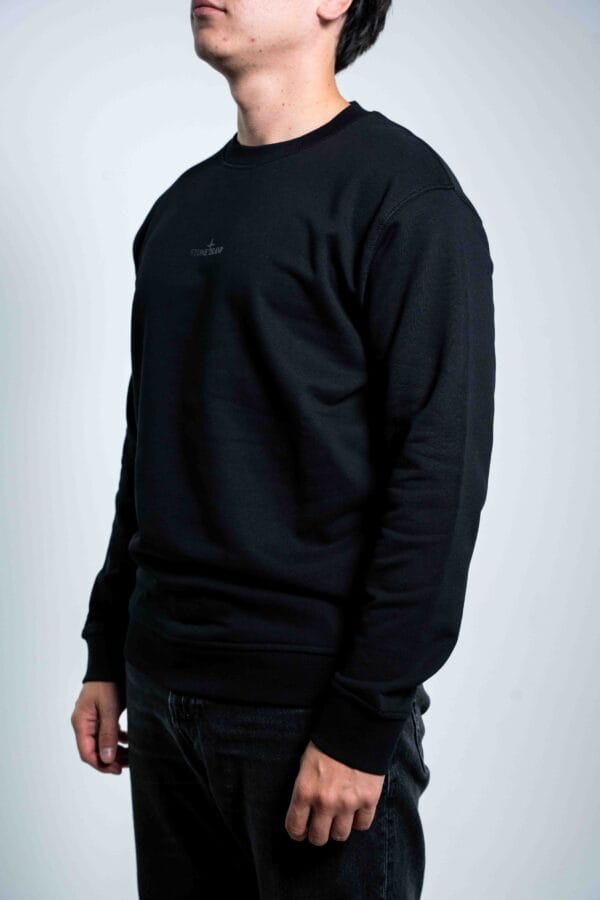 Stone Island – Glow Sweater Black tweede afbeelding