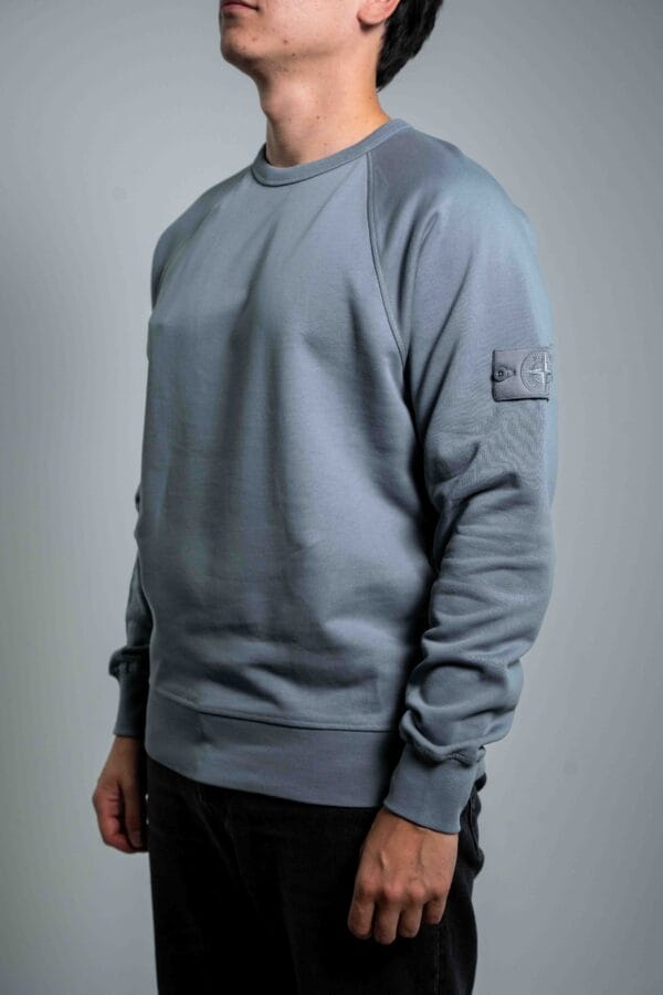 Stone Island – Ghost Sweater Smoke Grey tweede afbeelding