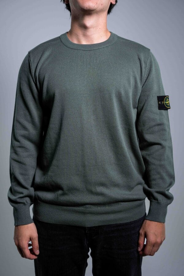 Stone Island – Fine Knit Pullover Green
