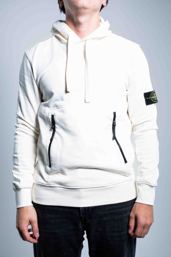 Stone Island – Hoodie Broken White