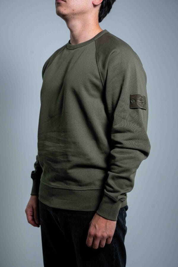 Stone Island – Ghost Sweater Army Green tweede afbeelding
