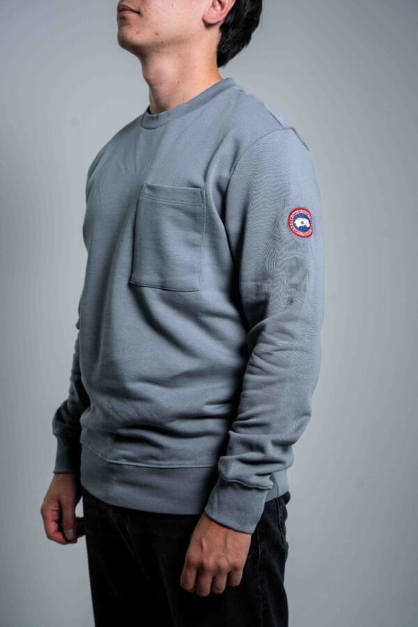 Canada Goose – Basic Sweater Smoke Grey tweede afbeelding