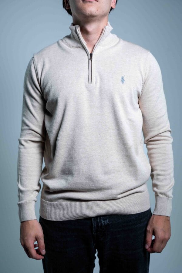 Ralph Lauren - Knitted Halfzip Sweater Beige