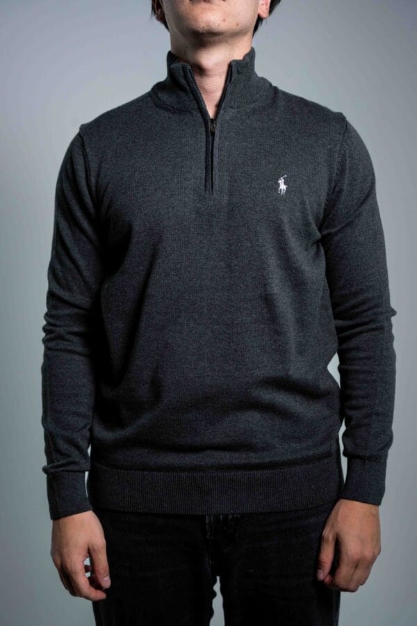 Ralph Lauren - Knitted Halfzip Sweater Anthracite