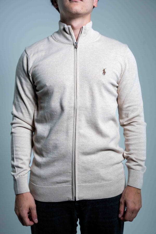 Ralph Lauren - Knitted Fullzip Sweater Beige