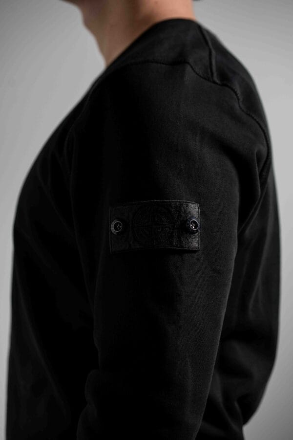 Stone Island – Ghost Sweater Black tweede afbeelding