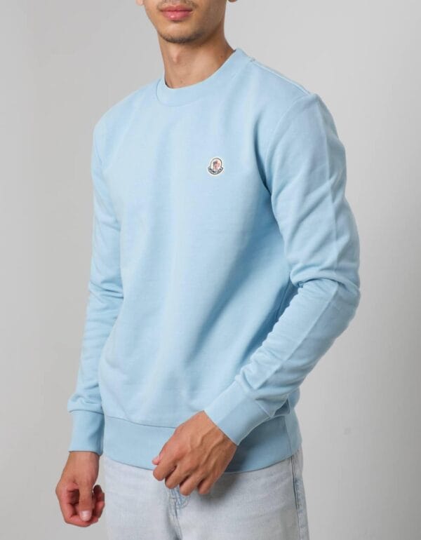 Moncler – Sweater Light Blue tweede afbeelding