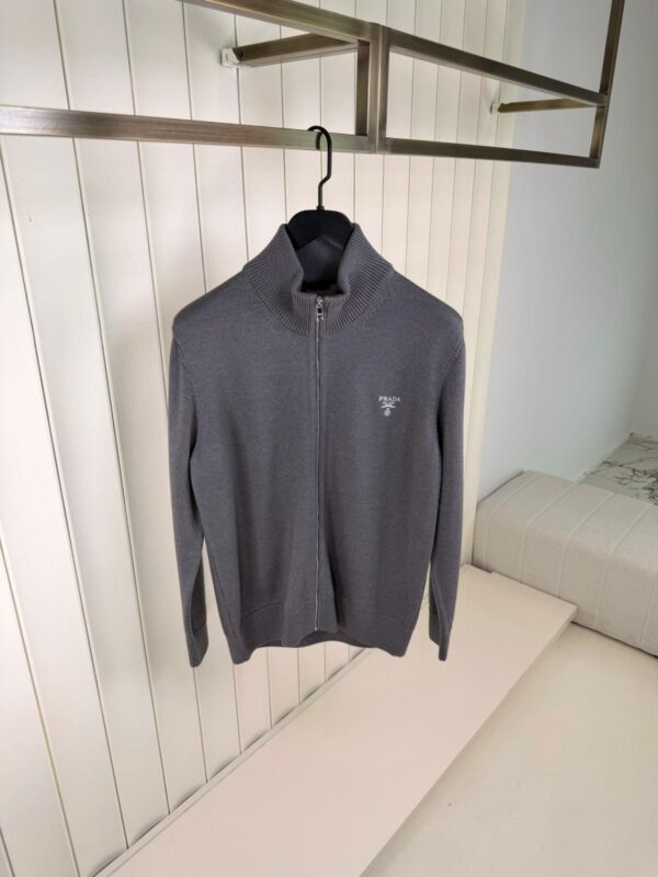 Prada – Fullzip cashmere blend Grey
