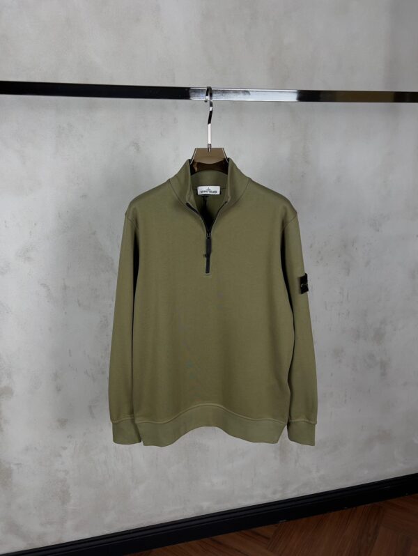 Stone Island – Halfzip Sweater Army Green