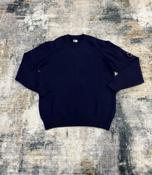 CP COMPANY – Knitted Sweater Navy Blue
