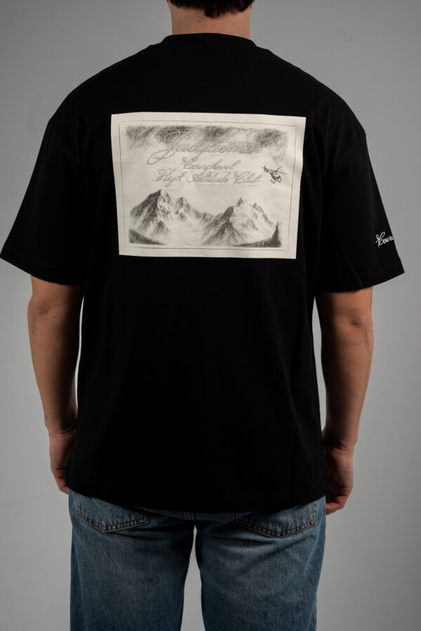 Jacquemus – Courchevel High Altitude T-shirt Black tweede afbeelding
