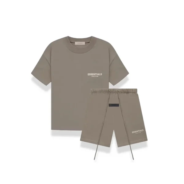 Fear of God – Essentials Summer Set Brown White Letters E2112/2304