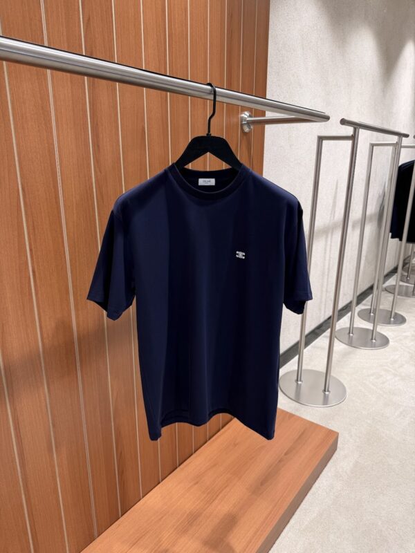 Celine – Basic T-Shirt Navy Blue