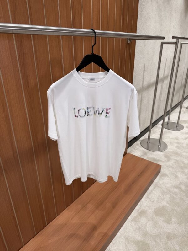 Loewe – Embroidered T-shirt White