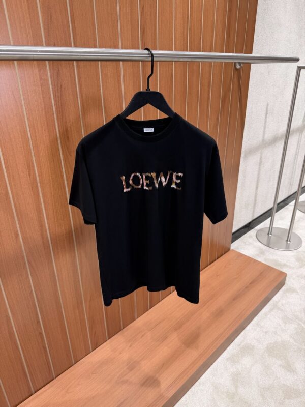 Loewe – Embroidered T-shirt Black