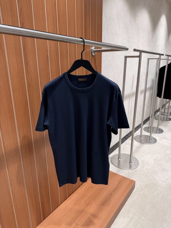 Loro Piana – My-t T-shirt Navy Blue