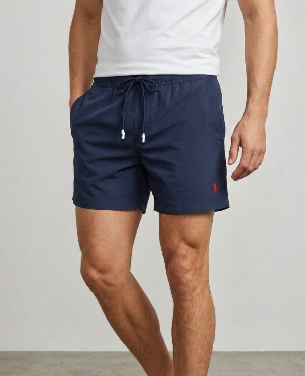 Ralph Lauren – Swimshort Navy Blue Red Logo