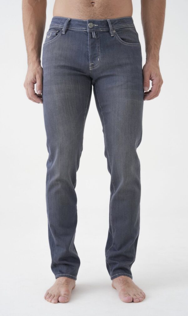 Jacob Cohen – Jean Bard Grey Beige Label tweede afbeelding