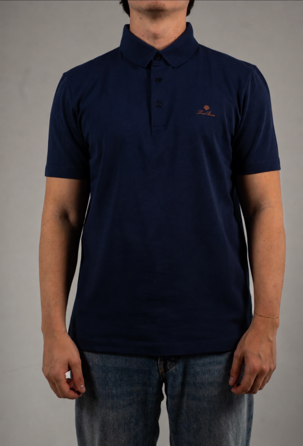Loro Piana – Polo T-Shirt Navy Blue