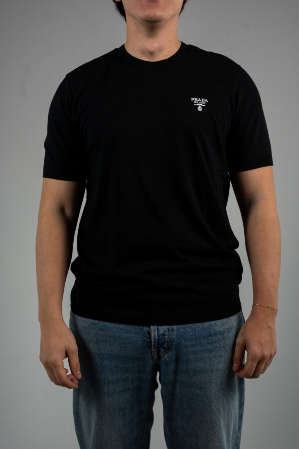 Prada – Basic Knitted T-Shirt Black