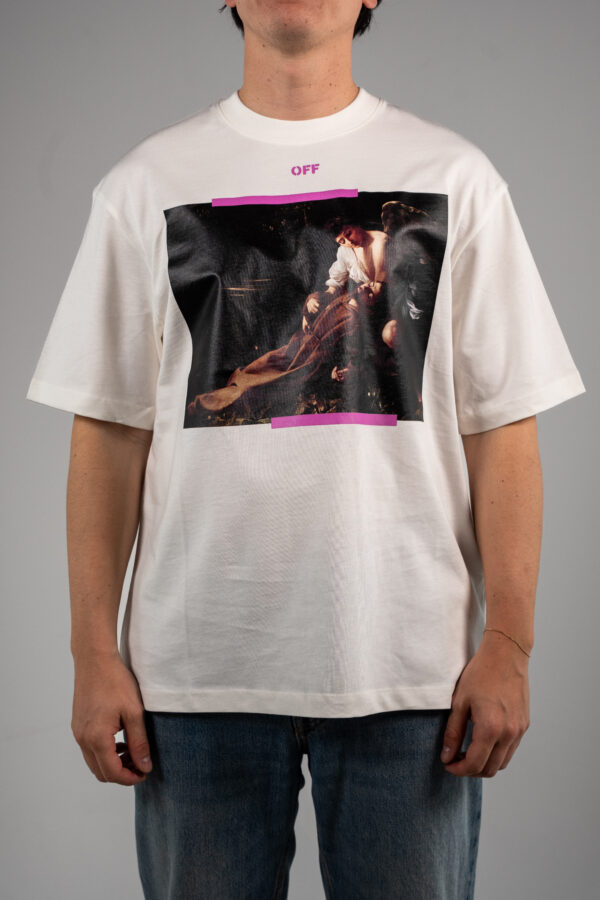 Off White – Angel T-Shirt White Purple