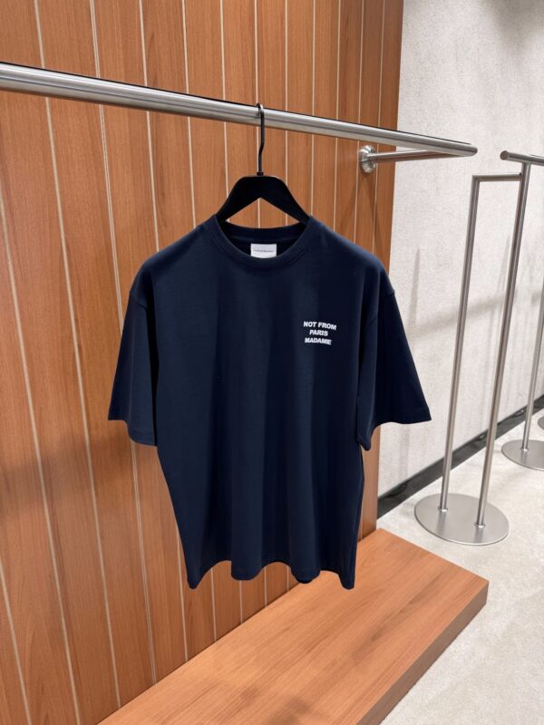 Drôle de Monsieur – Slogan T-shirt Navy Blue