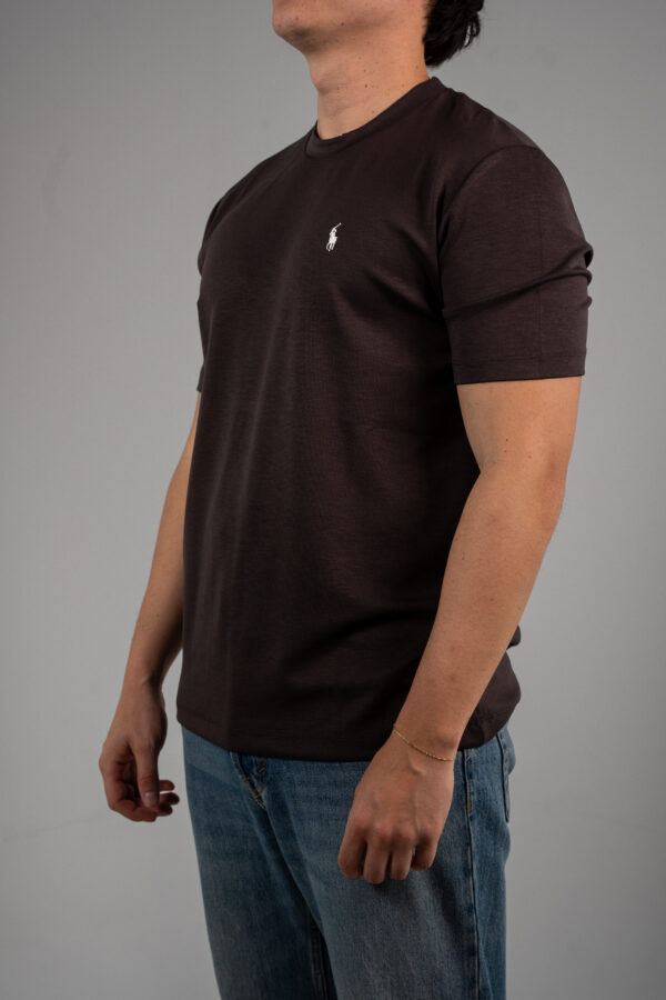 Ralph Lauren – Stretch Basic T-Shirt Anthracite tweede afbeelding