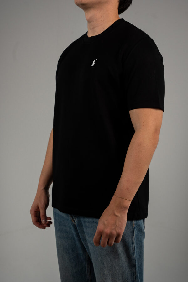 Ralph Lauren – Stretch Basic T-Shirt Black tweede afbeelding
