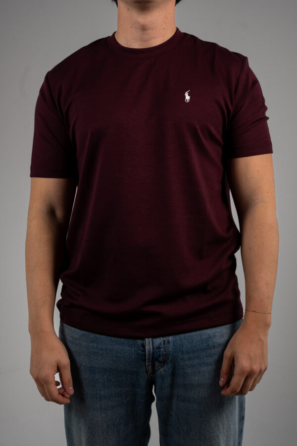 Ralph Lauren – Stretch Basic T-Shirt Bordeaux