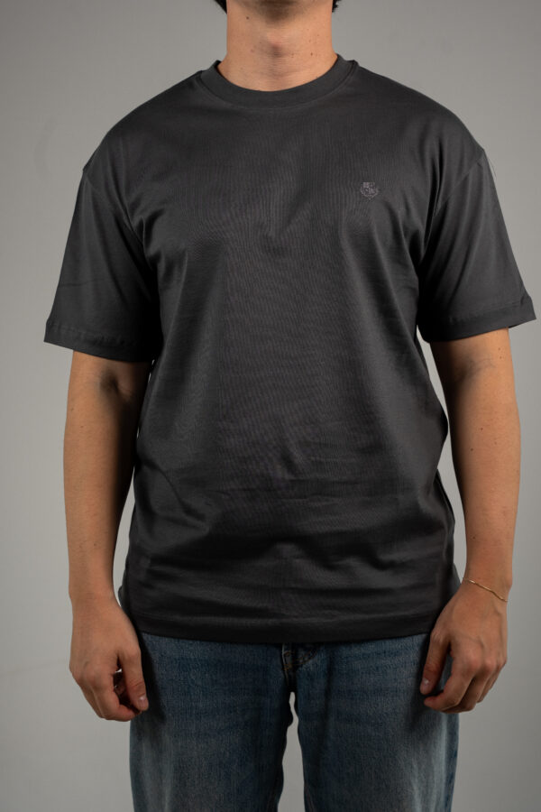 Loro Piana – Basic Logo T-shirt Smoked