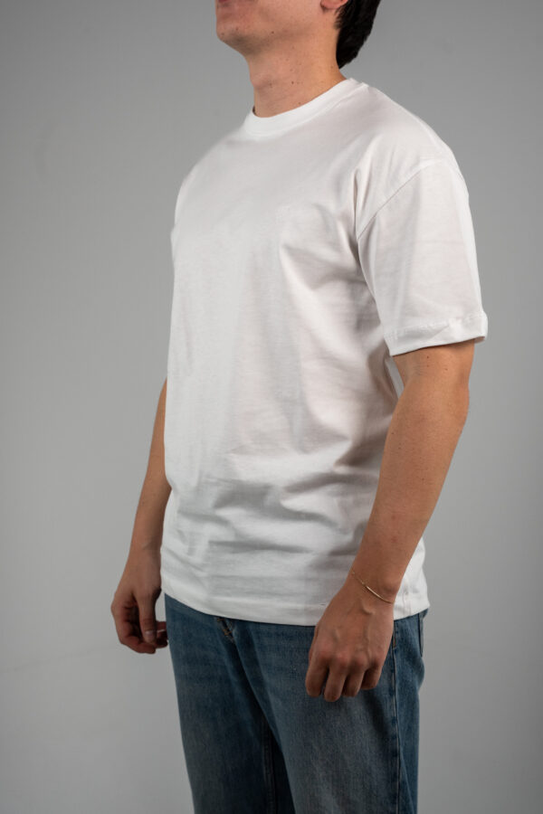 Loro Piana – Basic Logo T-shirt White tweede afbeelding