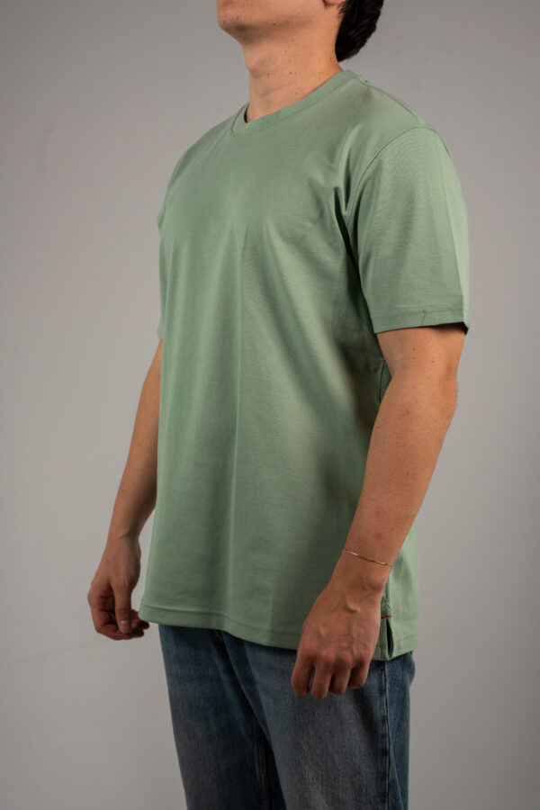 Loro Piana – Back Logo T-shirt Mint tweede afbeelding
