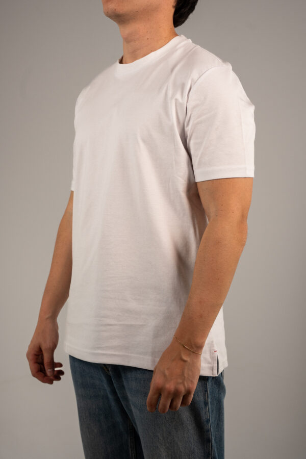 Loro Piana – Back Logo T-shirt White tweede afbeelding