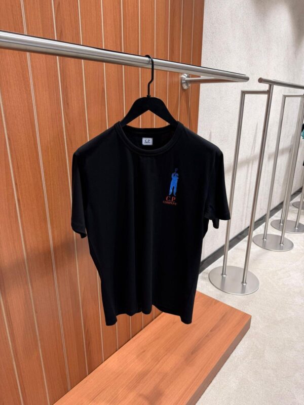 CP Company – Natural Jersey Logo T-shirt Black
