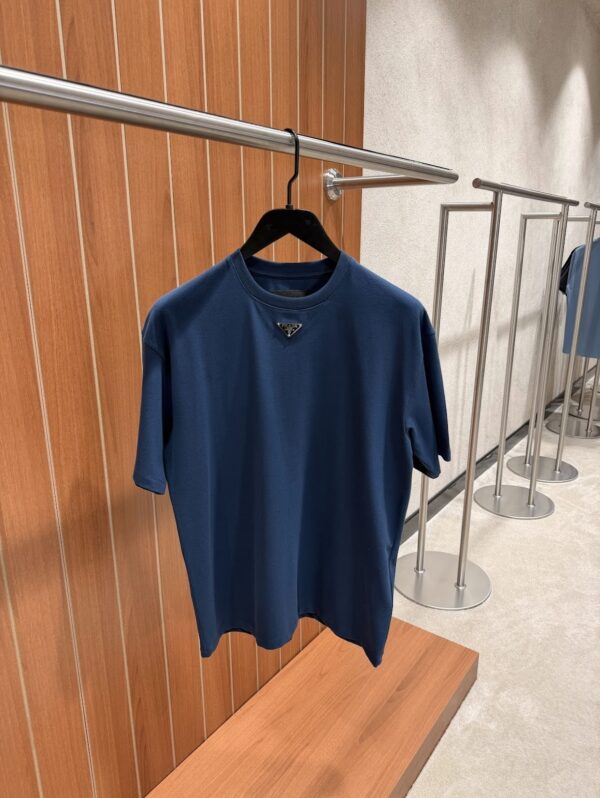Prada – Triangle Logo T-shirt Indigo